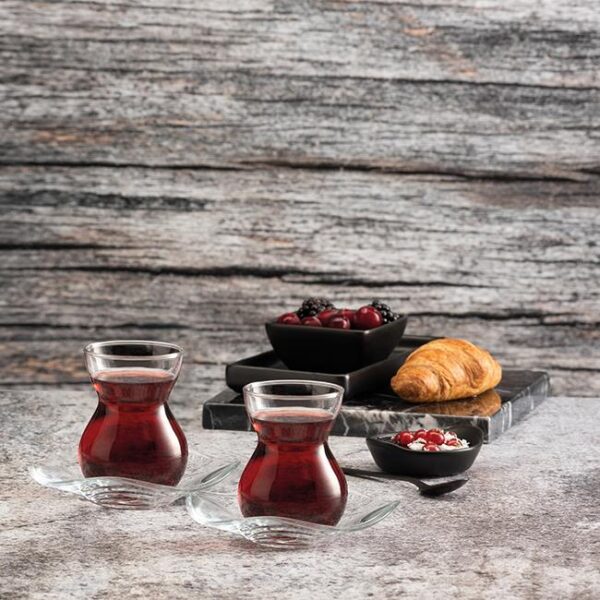 Pasabahce "Dantel" Teegläser-Set – Bild 2