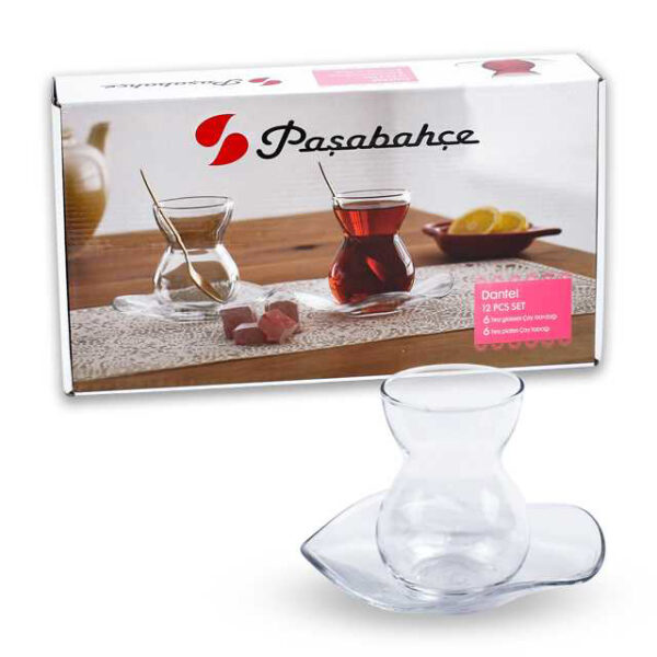 Pasabahce "Dantel" Teegläser-Set – Bild 4