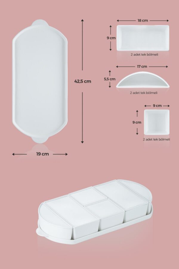 Acar "Bianco Perla" Frühstücks Set – Bild 5
