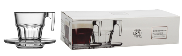 Pasabahce "Casablanca" Mokka-/Espressotassen Set – Bild 3