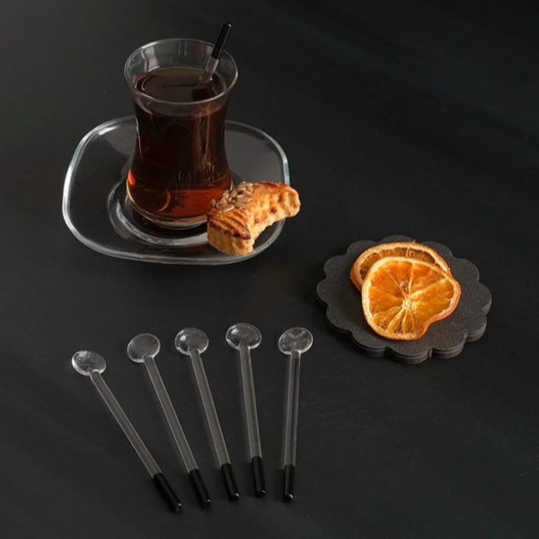 "Tea Time" Teelöffel aus Glas – Bild 2