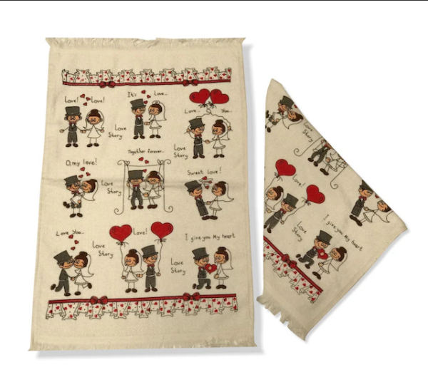 "Love Story" Küchentuch