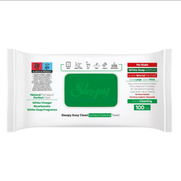 Sleepy Easy Clean Oberflächenreinigungstücher mit weißer Seifenzusatz – Bild 3