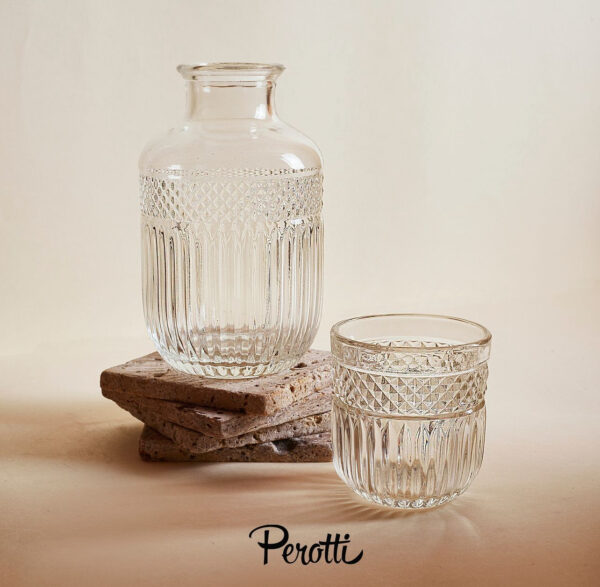 Perotti "Morry" Wasserkaraffe mit Glas