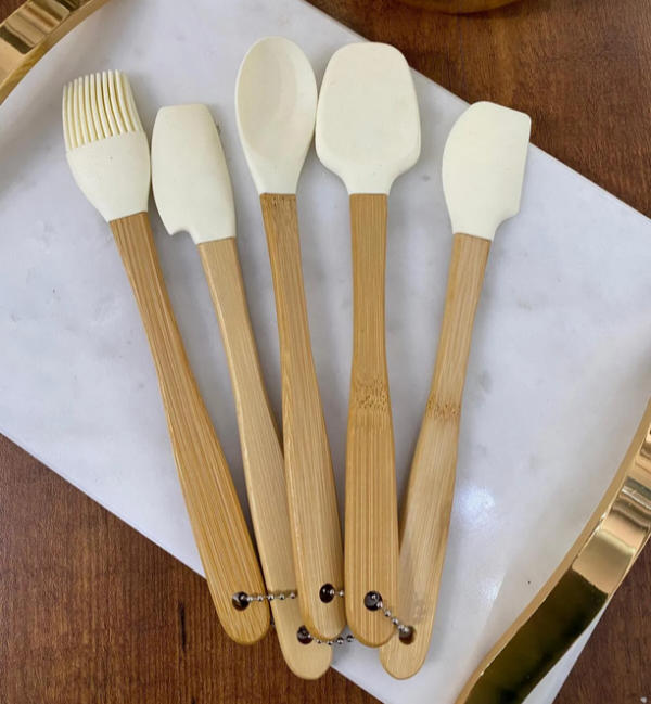 "Spatula" mini Küchenutensilien Creme