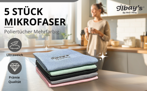 Ilbay`s Wundertücher 5er Set – Bild 3