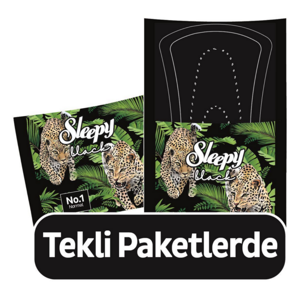 Sleepy Black "Premium Plus" Damenbinden Lang – Bild 3