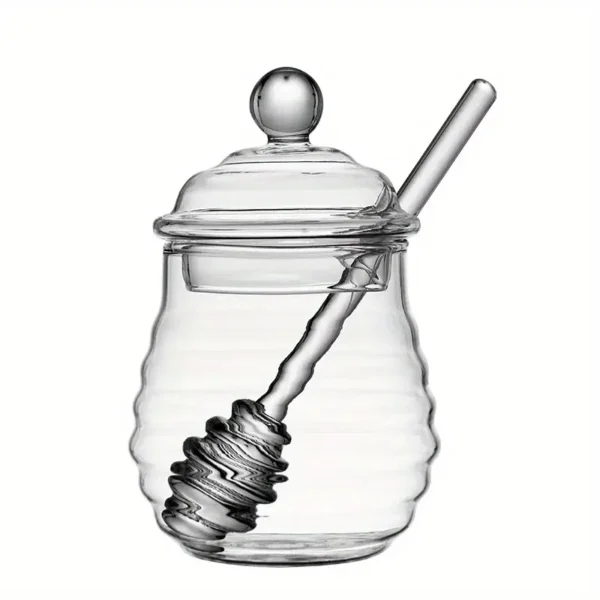 "Honey" Honigglas mit Rührstab – Bild 3