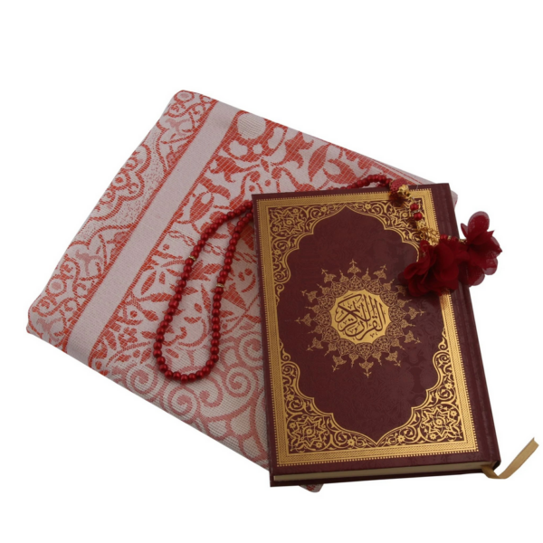 Azra Islamisches Geschenkset – Bordeaux – Bild 2