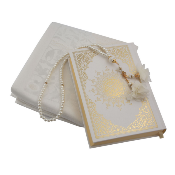 Azra Islamisches Geschenkset – Beige – Bild 2