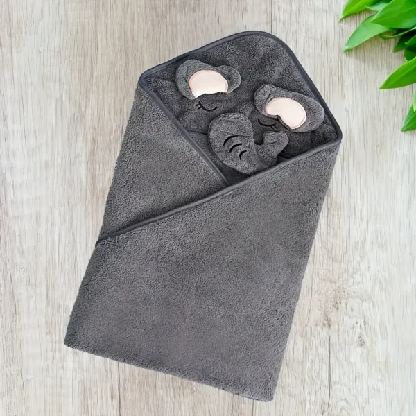 Baby Kapuzen-Badetuch "Elefant"