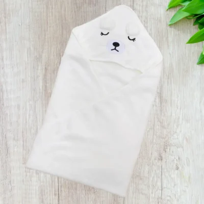 Baby Kapuzen-Badetuch "Bär"