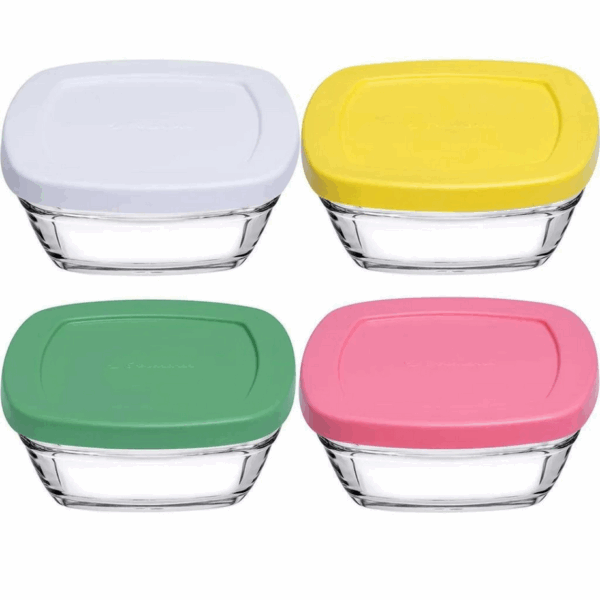Pasabahce "Pudding" Glasschalen mit Deckel – Bild 2